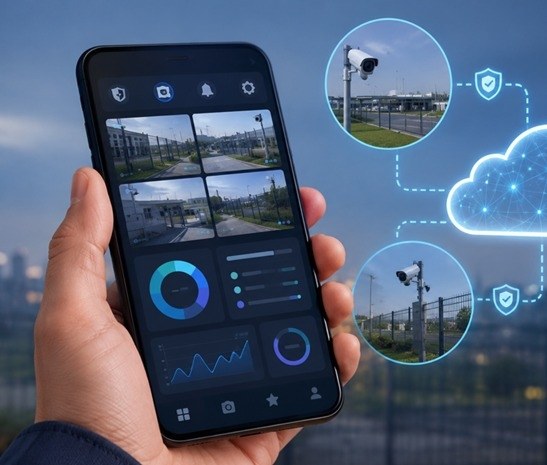 Mobile camera monitoring